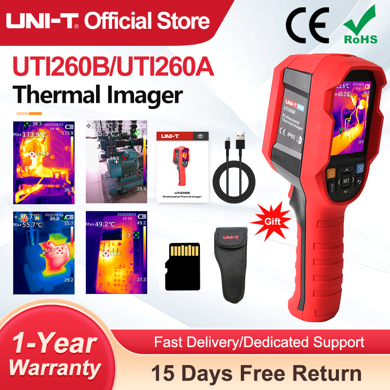 Thermal Imaging Camera 256X192 - Caméra d'imagerie thermique UNI-T UTI260B UTI260A,