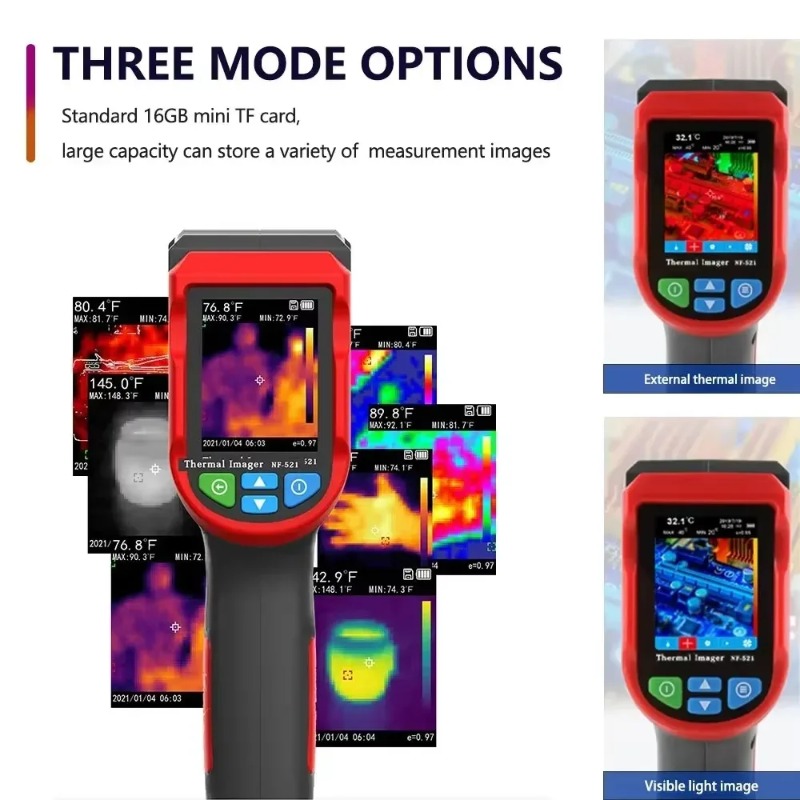 Nf 521 Thermal Imaging Camera - Caméra thermique infrarouge portable NOYAFA NF-521
