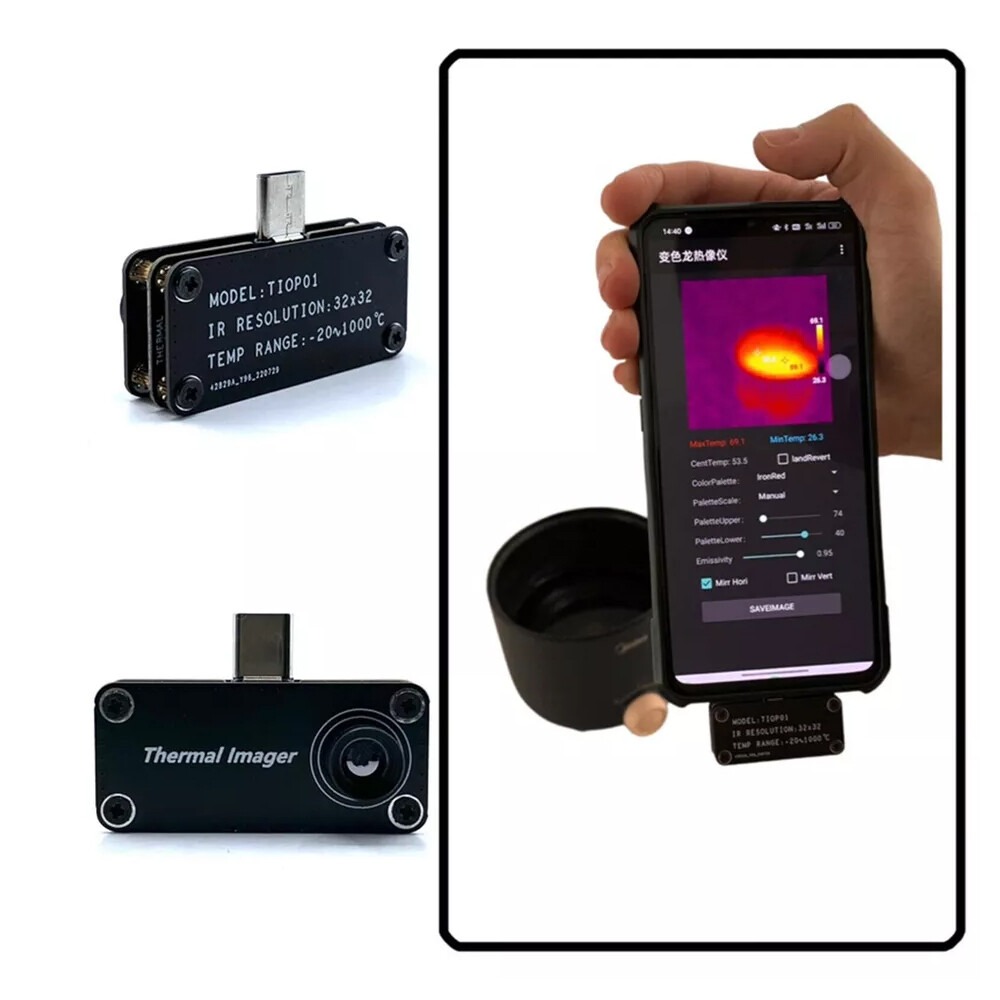 Caméra thermique infrarouge TI - Tiop01 Thermal Camera avis et prix