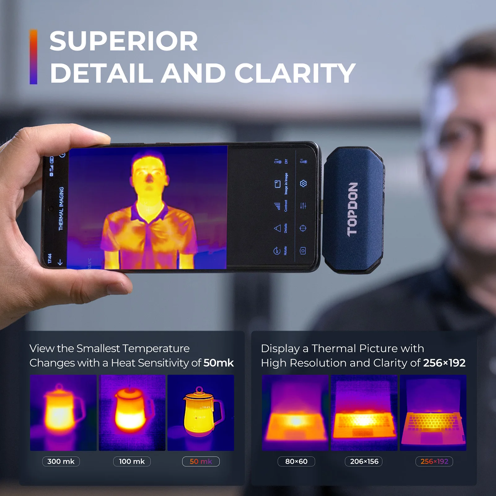 Caméra thermique infrarouge po - Topdon Tc001 Thermal Camera avis et prix
