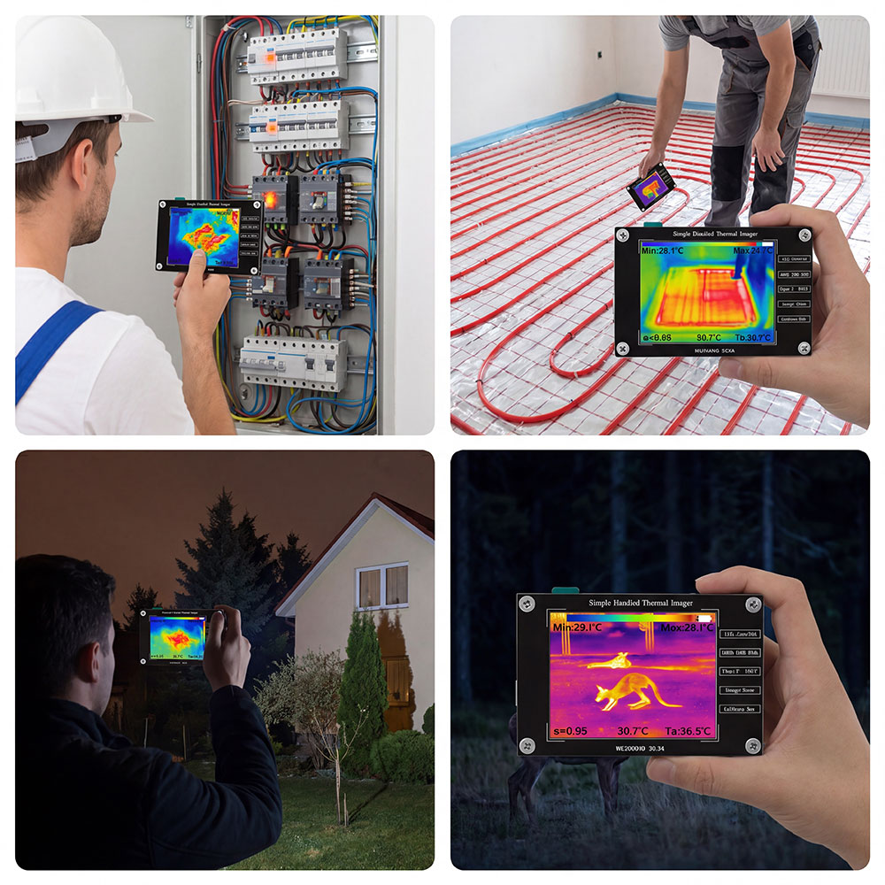 Caméra thermique 32*24 -40°C ℃ - Nf 521 Thermal Imaging Camera avis et prix