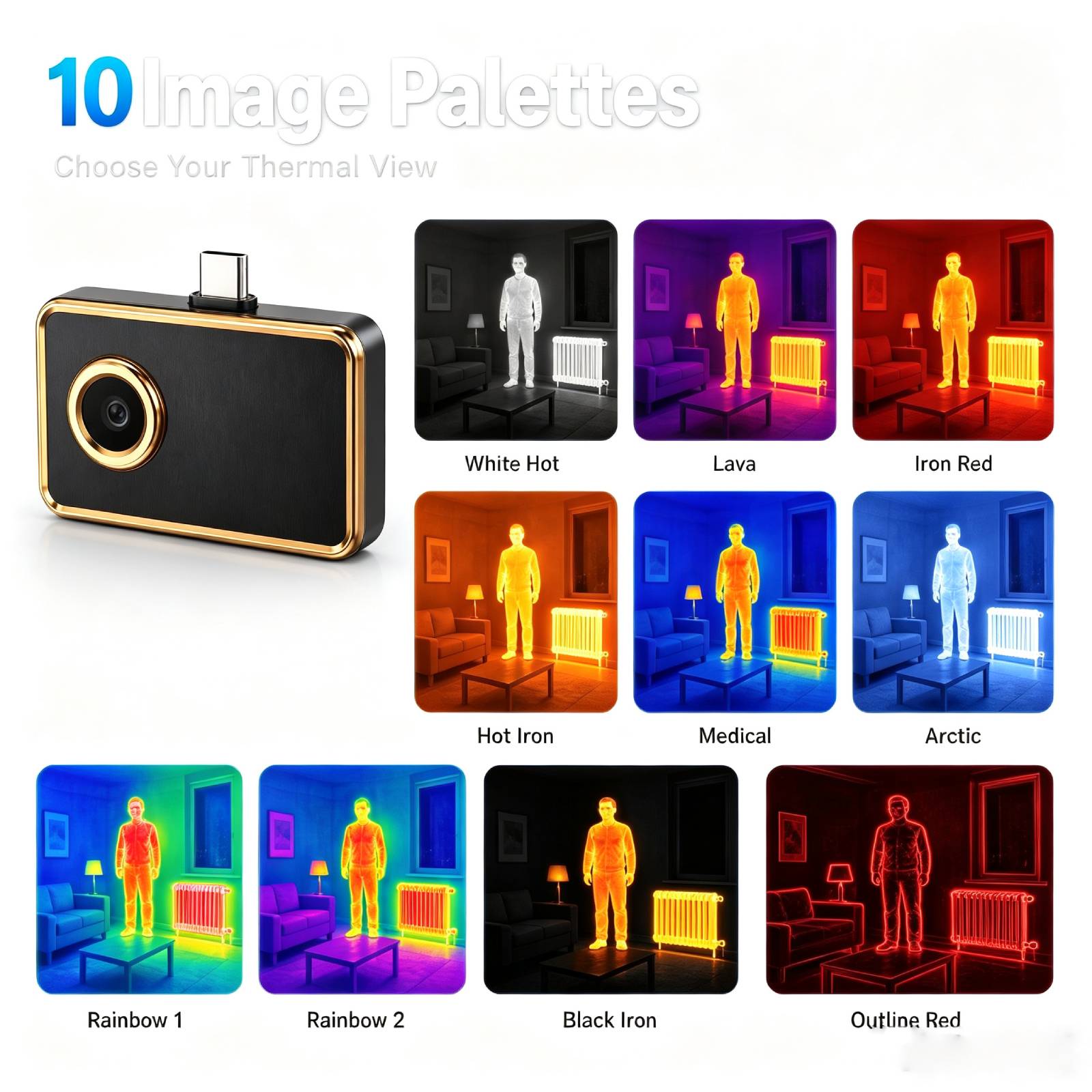 Caméra thermique à résolution  - Thermal Imaging Camera 256X192 avis et prix