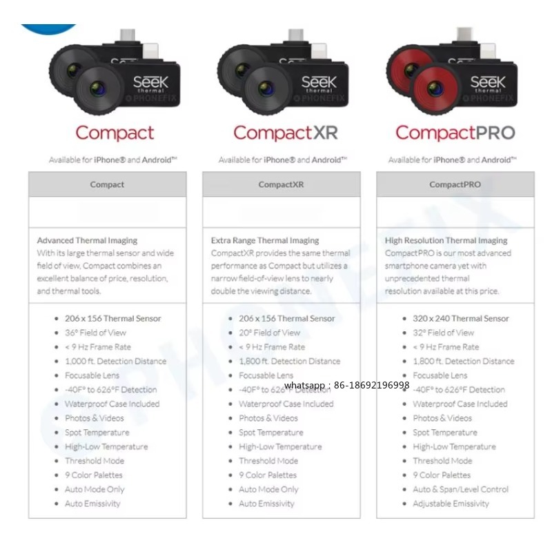 Caméra d'imagerie thermique po - Seek Compact Pro Android avis et prix