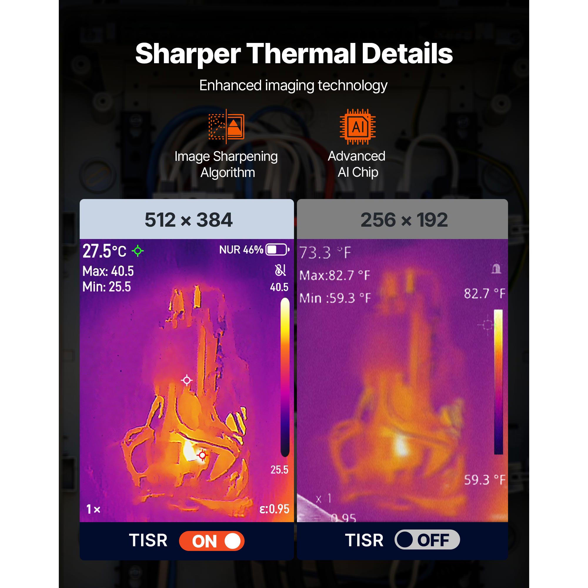 VEVOR Caméra Thermique Résolut - Thermal Imaging Camera 256X192 avis et prix