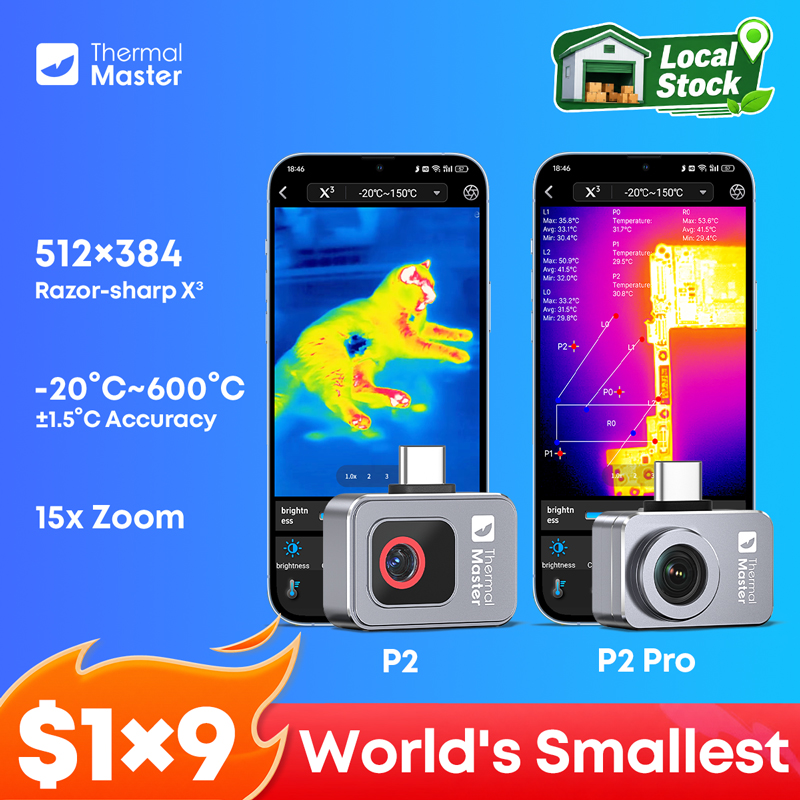Caméra thermique P2//P2Pro Dét - Infiray P2 Pro Macro Lens avis et prix