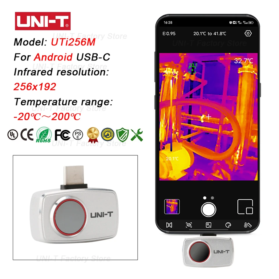 Caméra thermique infrarouge UN - Thermal Imaging Camera 256X192 avis et prix